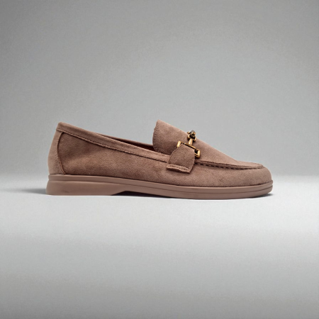 CLASSIC KHAKI CHAMOIS LATHER LOAFERS