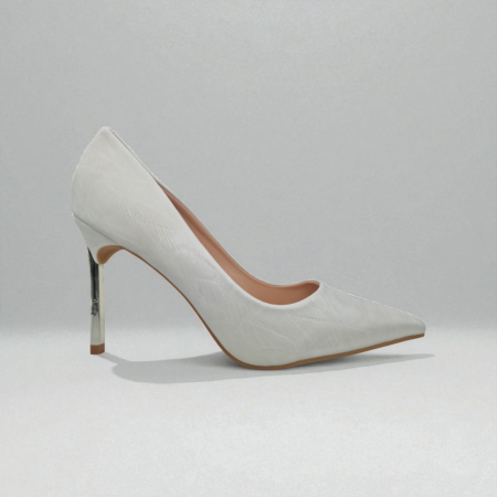 WHITE HIGH HEEL