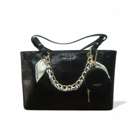 SHOPPER BAG WITH DOUBLE SHOULDER STRAPS