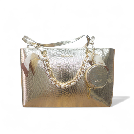 SHOPPER BAG WITH DOUBLE SHOULDER STRAPS