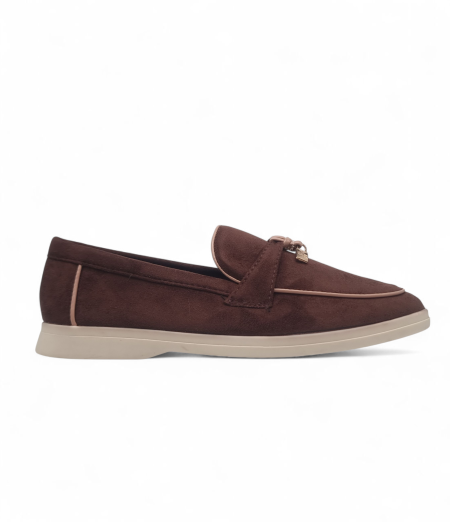 BROWN SUEDE LOAFER