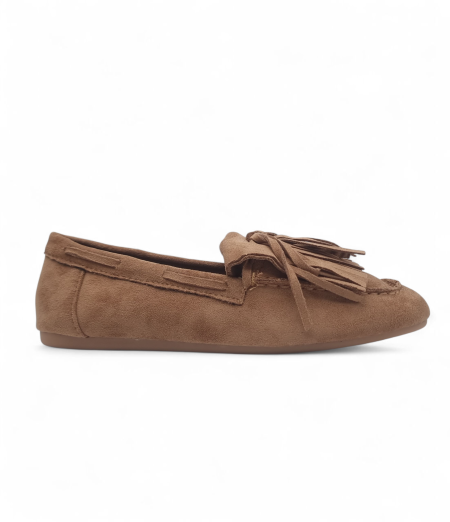 FRINGE SUEDE LOAFER