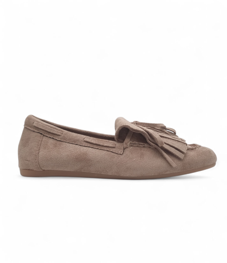 FRINGE SUEDE LOAFER