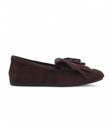 FRINGE SUEDE LOAFER