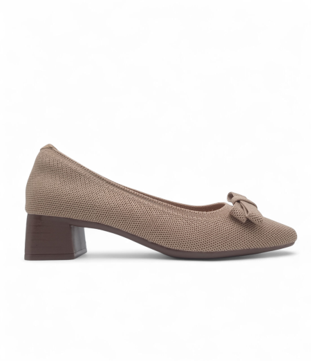 BLOCK HEEL BALLERINA
