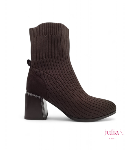 RIBBED KINT SOCK ANKLE BOOT